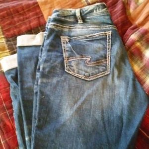 Woman's Silver Jeans